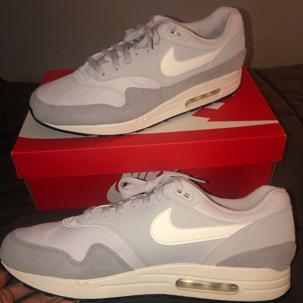 Men’s Nike Air Max 1 Grey Sneaker Size 14